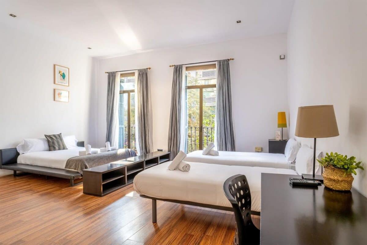 Appartamento Comfortable And Huge 4bd - 2bth Rambla Catalunya *